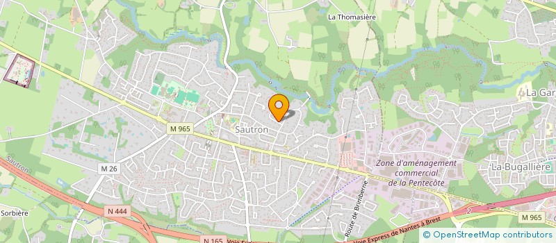 localisation de l'entreprise SLM IMMOBILIER  SAUTRON
