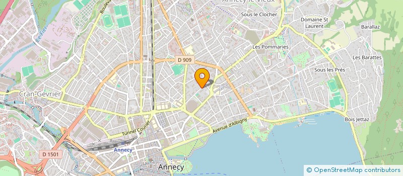 localisation de l'entreprise SLM IMPACT à ANNECY