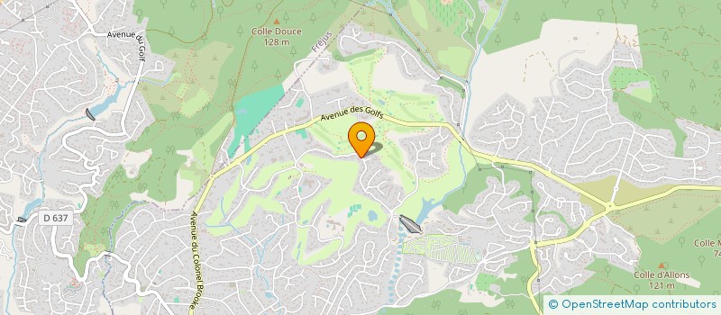 localisation de l'entreprise SLM LEVES  SAINT-RAPHAEL