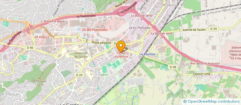 localisation de l'entreprise SLM LOGISTICS  LA GARDE