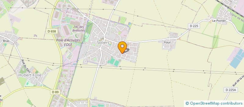 localisation de l'entreprise SLM PLOMBERIE CHAUFFAGE  SOLIERS