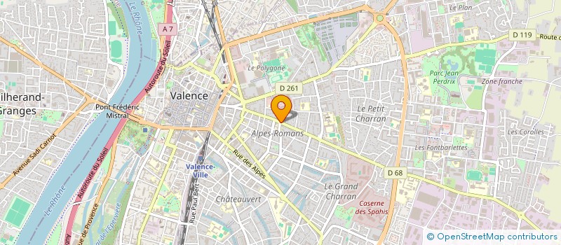 localisation de l'entreprise SLM RENOVATION à VALENCE