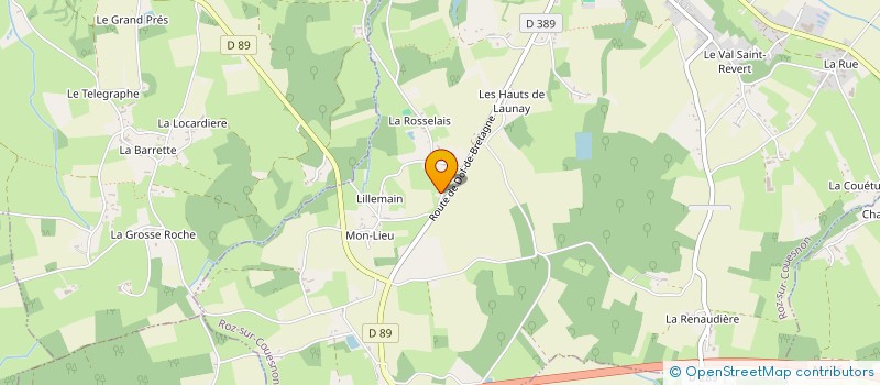 localisation de l'entreprise SLM REPROGRAMMATION  ROZ-SUR-COUESNON