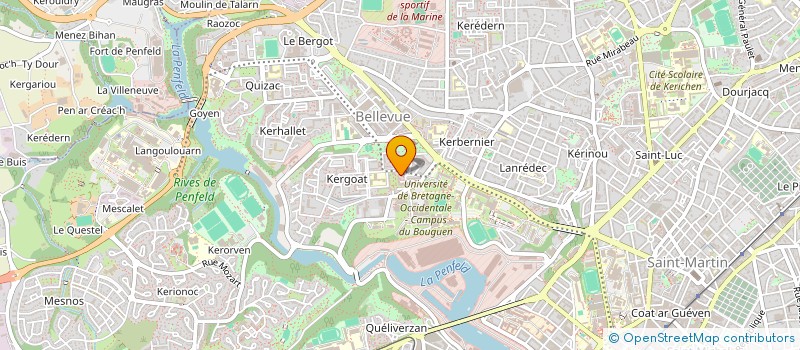 localisation de l'entreprise SLM RESEAUX à BREST