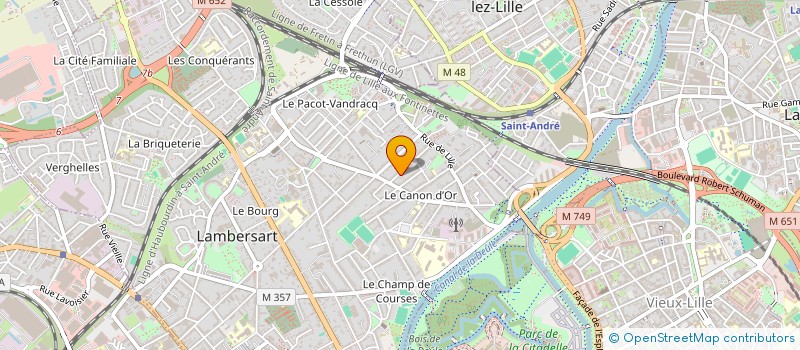 localisation de l'entreprise SLM SECLIN à LILLE