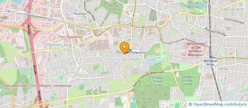 localisation de l'entreprise SLM TRIOMPHE  MERIGNAC