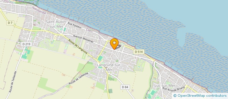localisation de l'entreprise SLM19 à LANGRUNE-SUR-MER