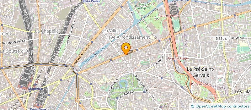 localisation de l'entreprise SLMAT à PARIS