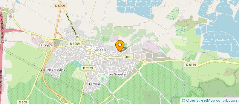 localisation de l'entreprise SLMB  SIGEAN