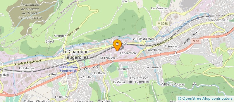 localisation de l'entreprise SLMC à LE CHAMBON-FEUGEROLLES