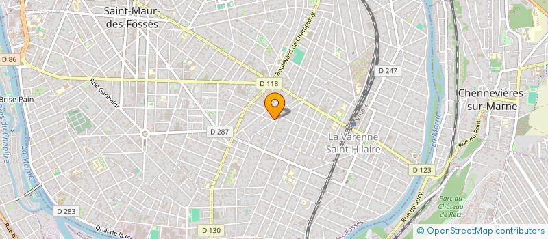 localisation de l'entreprise SLME SENART CONSULTING à SAINT-MAUR-DES-FOSSES