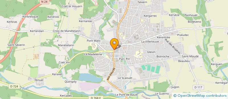 localisation de l'entreprise SLML  BAUD