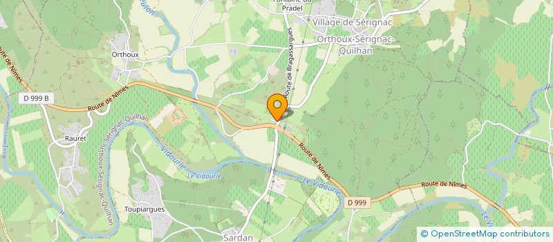 localisation de l'entreprise SLMN  ORTHOUX-SERIGNAC-QUILHAN