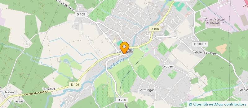 localisation de l'entreprise SLMP  LA BREDE