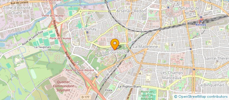 localisation de l'entreprise SLMS BOUCHERIE  RENNES