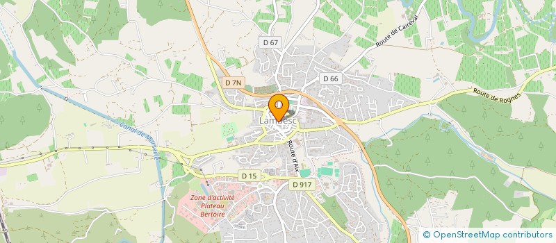 localisation de l'entreprise SLMTABO  LAMBESC