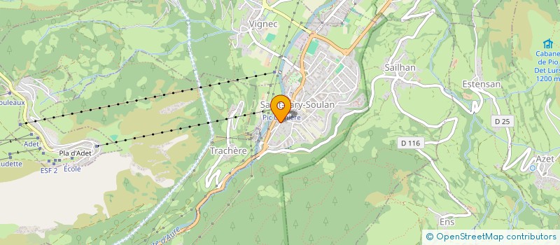 localisation de l'entreprise SLMV CONCEPT'  SAINT-LARY-SOULAN