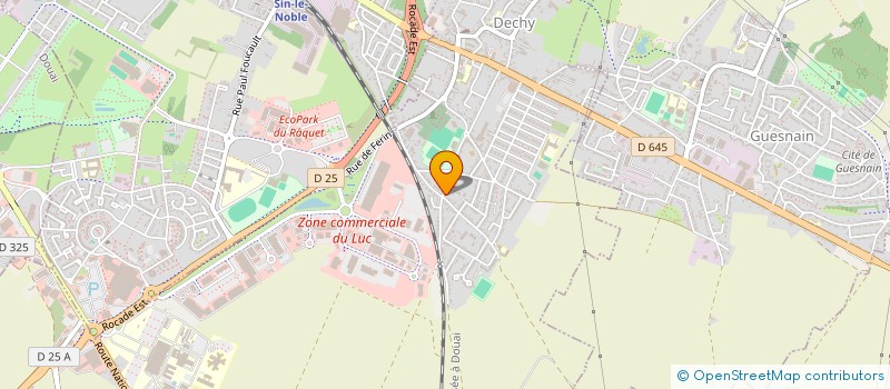 localisation de l'entreprise SLN  DECHY