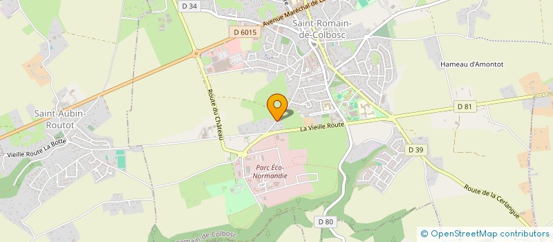 localisation de l'entreprise SLN B  SAINT-ROMAIN-DE-COLBOSC