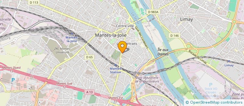 localisation de l'entreprise SLN'CREA  MANTES-LA-JOLIE