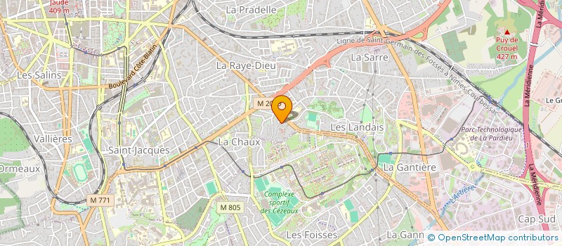 localisation de l'entreprise SLN RECORDS  CLERMONT-FERRAND