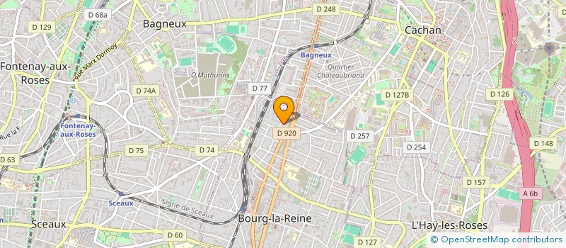 localisation de l'entreprise SLN SERVICES A DOMICILE à BOURG-LA-REINE