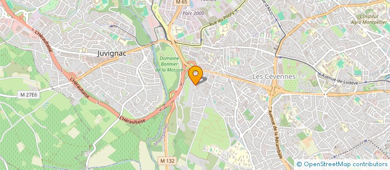 localisation de l'entreprise SLN TRANSPORT PRIVE  MONTPELLIER