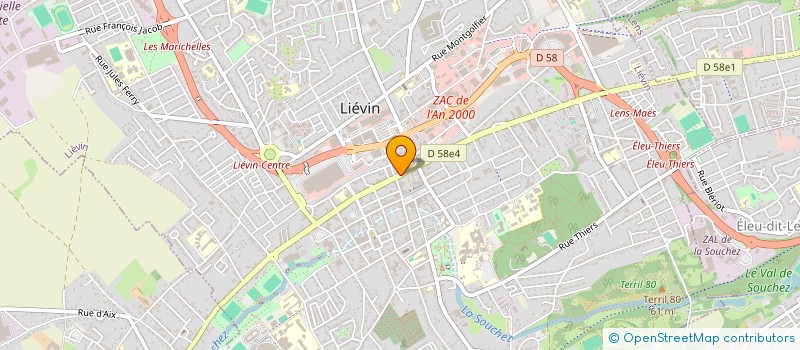 localisation de l'entreprise SLND  LIEVIN