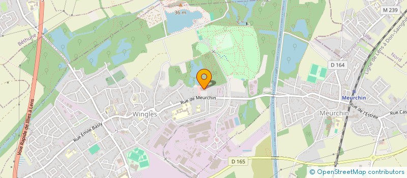 localisation de l'entreprise SLNDIS  WINGLES