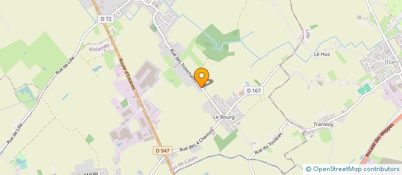 localisation de l'entreprise SLNH  LORGIES