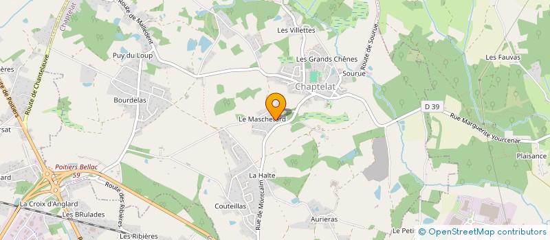 localisation de l'entreprise SLNL à CHAPTELAT