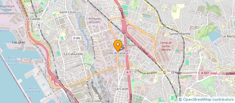 localisation de l'entreprise SLNR  MARSEILLE