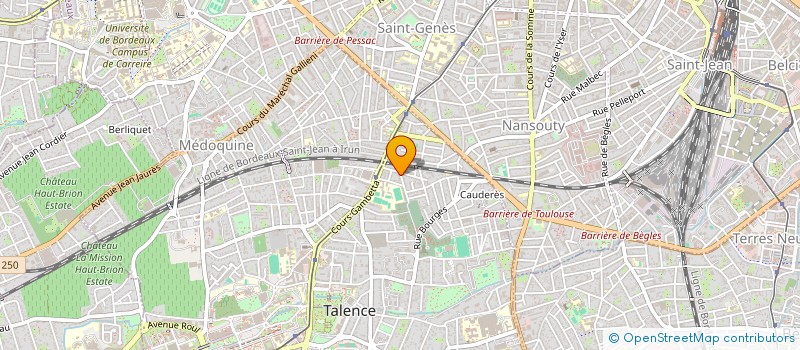 localisation de l'entreprise SLO  TALENCE