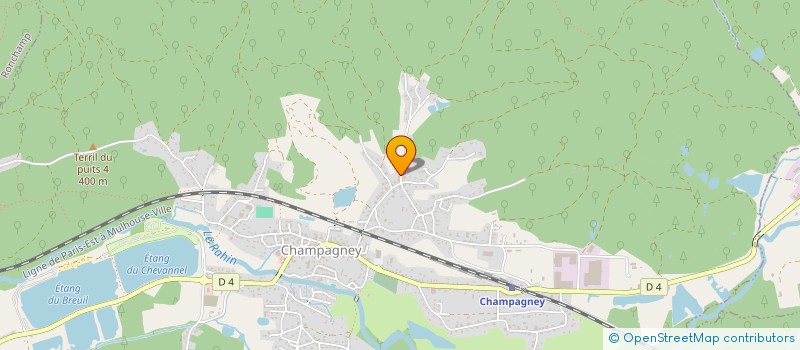 localisation de l'entreprise SLOCOVI MANAGEMENT  CHAMPAGNEY