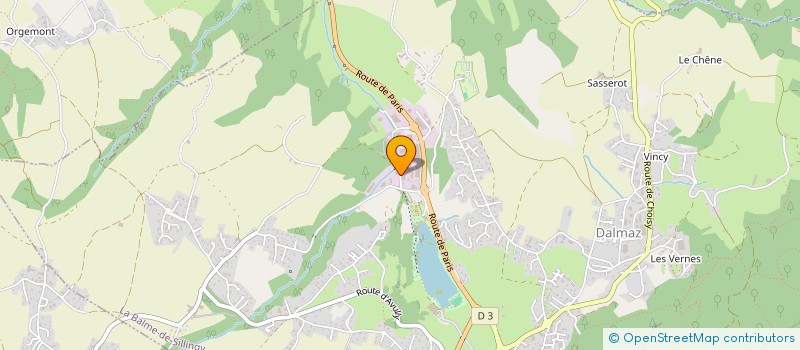 localisation de l'entreprise SLOF  LA BALME-DE-SILLINGY