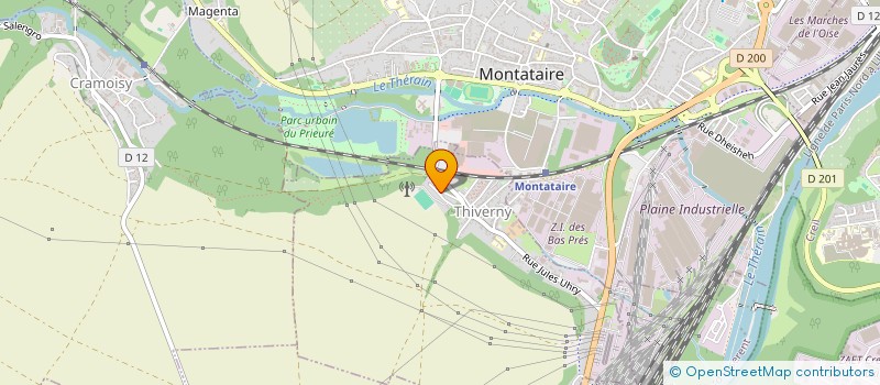 localisation de l'entreprise SLOGOS à THIVERNY