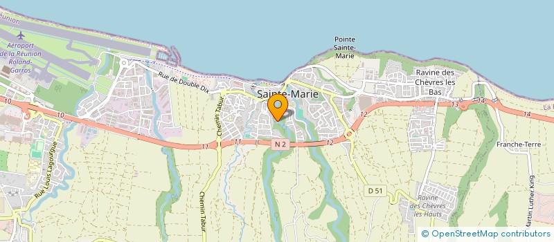 localisation de l'entreprise SLOM à SAINTE-MARIE