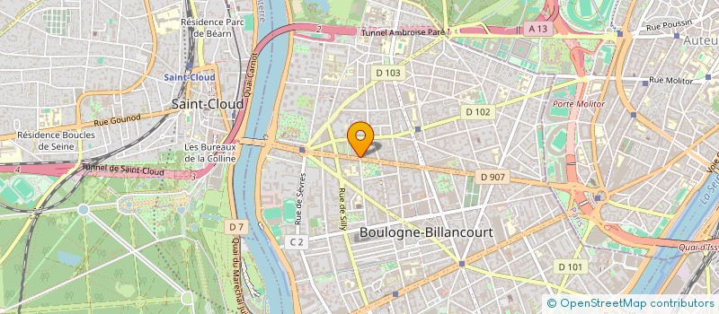 localisation de l'entreprise SLONE à BOULOGNE-BILLANCOURT