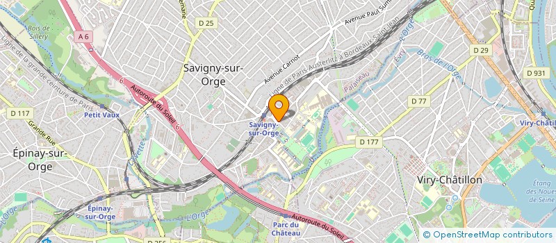 localisation de l'entreprise SLOOSHOES  SAVIGNY-SUR-ORGE