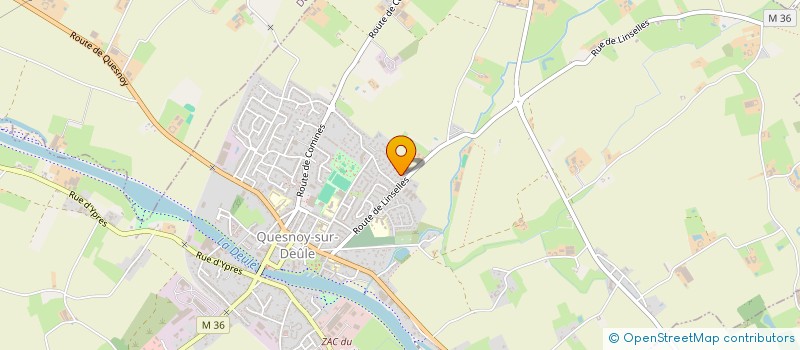 localisation de l'entreprise SLOSSE-BEAUCAMPS à QUESNOY-SUR-DEULE