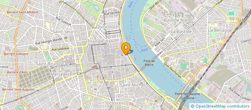 localisation de l'entreprise SLOW FOOD BORDEAUX CENTRE  BORDEAUX