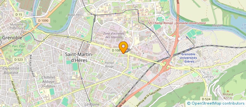 localisation de l'entreprise SLOW FOOD TERRES DES ALPES GRENOBLE  SAINT-MARTIN-D'HERES