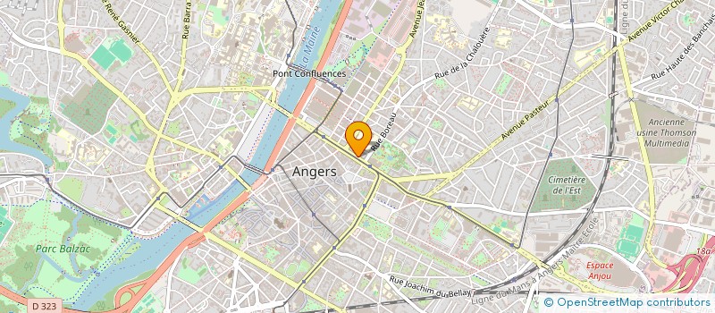 localisation de l'entreprise SLOW VILLAGE à ANGERS