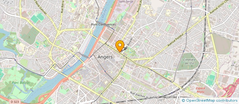 localisation de l'entreprise SLOW VILLAGE LES PONTS DE CE  ANGERS