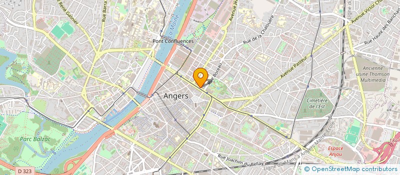 localisation de l'entreprise SLOW VILLAGE SAINT CYBRANET à ANGERS