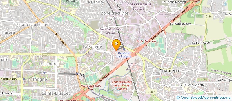 localisation de l'entreprise SLOWAY à RENNES