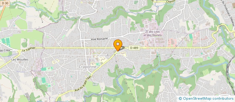 localisation de l'entreprise SLOWPOKE  CRAPONNE