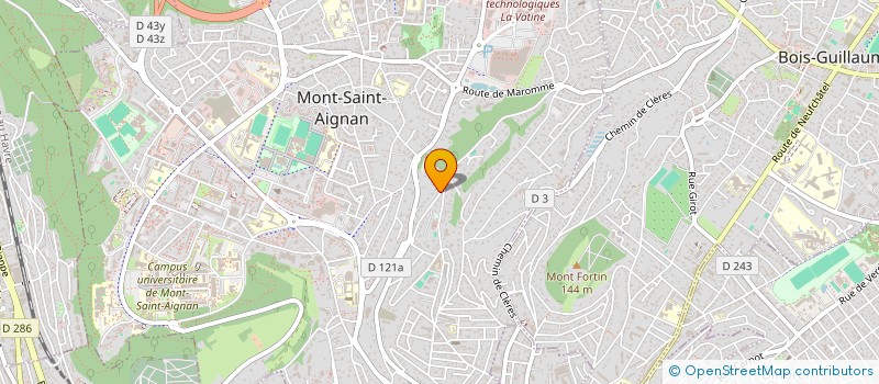 localisation de l'entreprise SLP à MONT-SAINT-AIGNAN