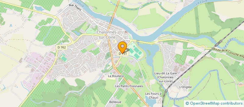 localisation de l'entreprise SLP  CHALONNES-SUR-LOIRE