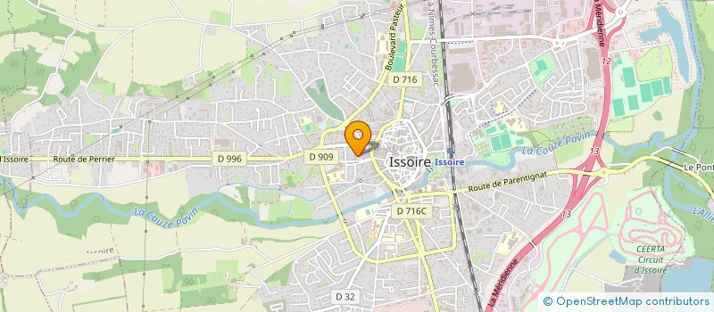 localisation de l'entreprise SLPA  ISSOIRE